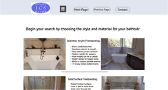Desktop Screenshot of icsqualitybaths.com