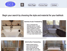 Tablet Screenshot of icsqualitybaths.com